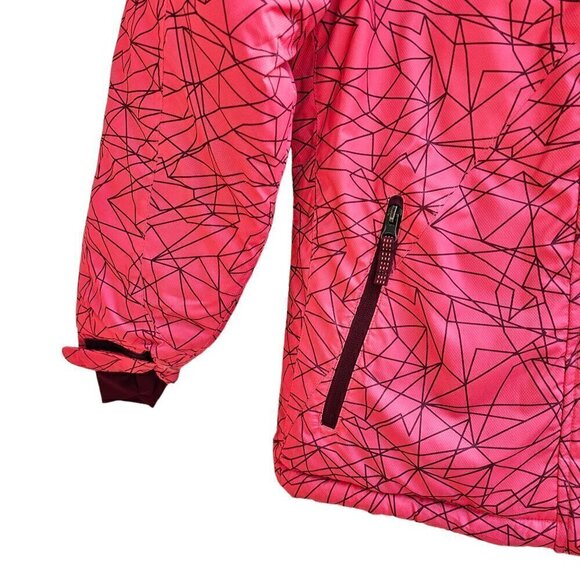 Champion Insulated Heatlock Winter Ski Coat in Deep Pink, Size Large - Picture 6 of 12